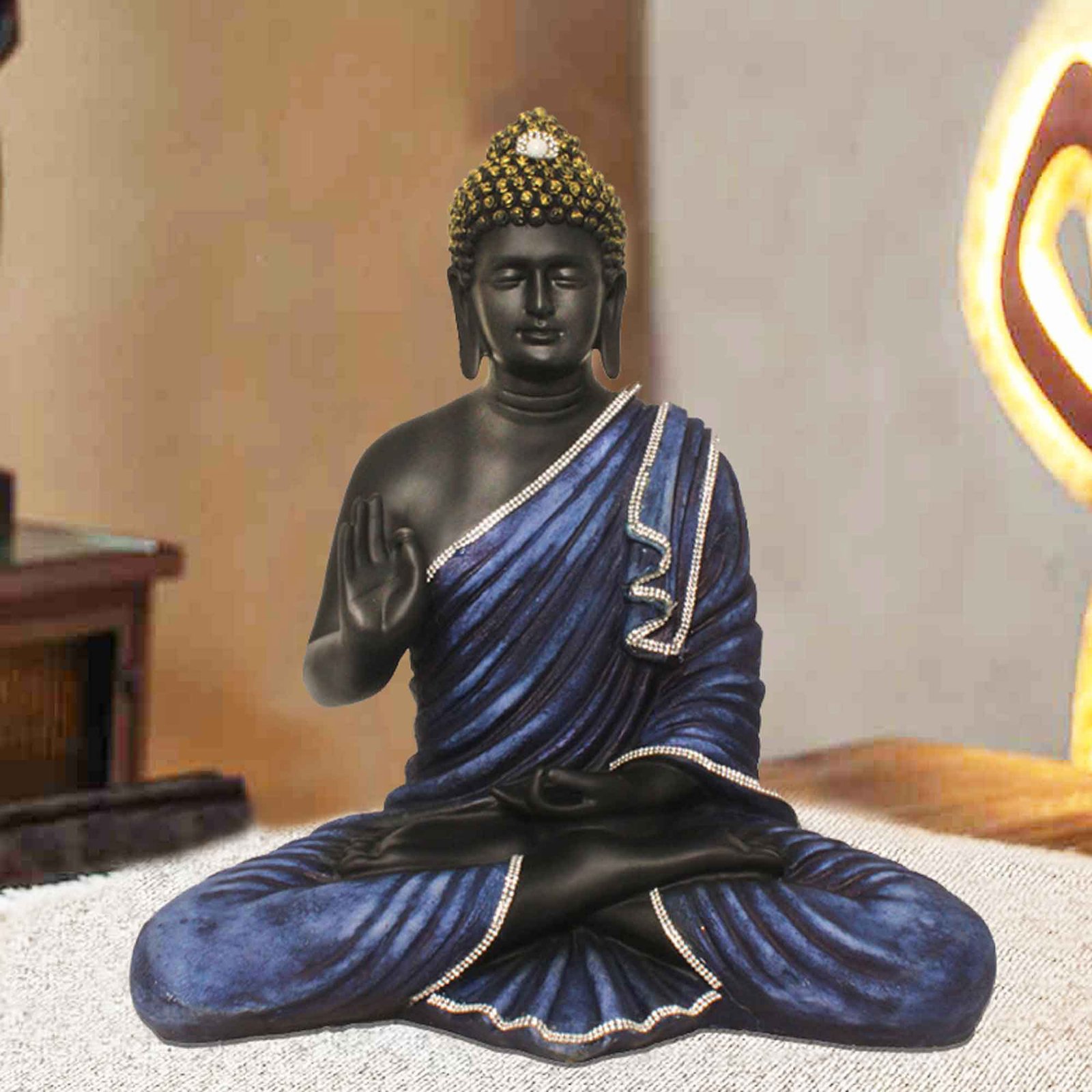 Blessing Lord Buddha showpiece for gift Jewellery Decorated 36 cm G57GX1307KNMMZ
