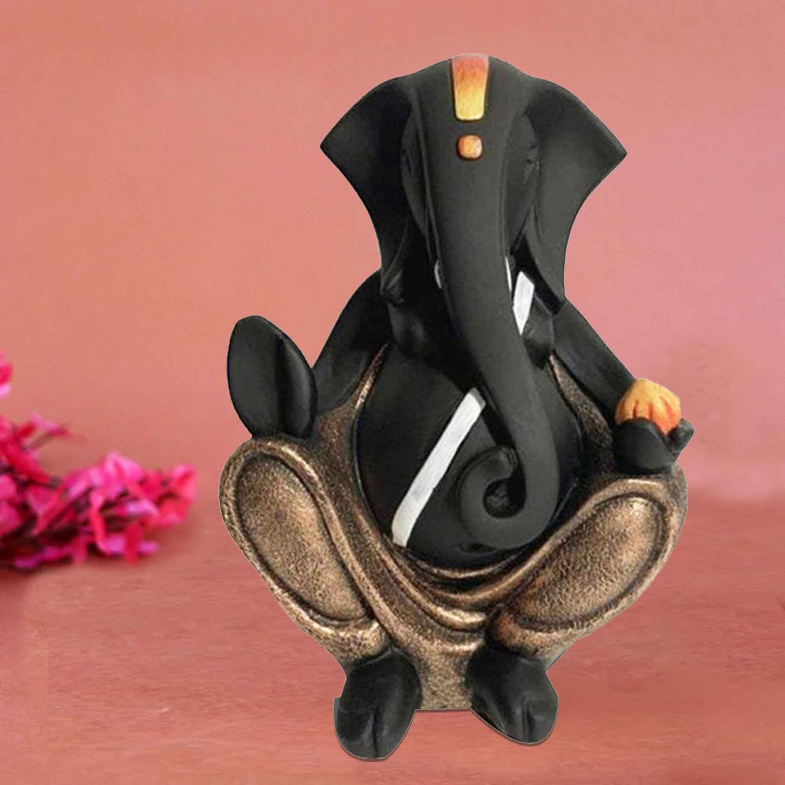 Handicrafted Ganpati statue for home decoration Jewellery Decorated 28 cm G57GX1310KGNMZ