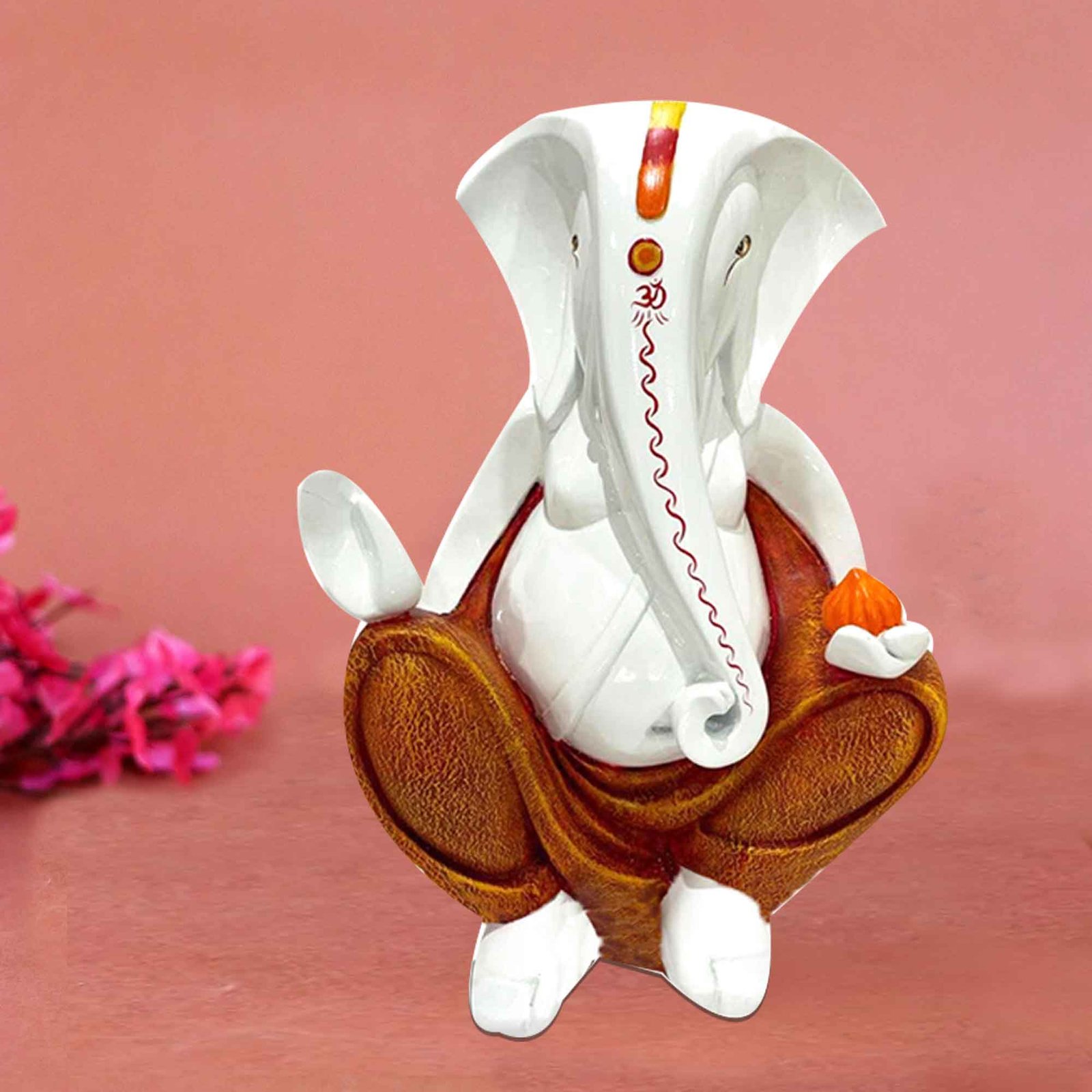 Handicrafted Ganpati statue for gift Jewellery Decorated 28 cm G57GX1310WANGZ