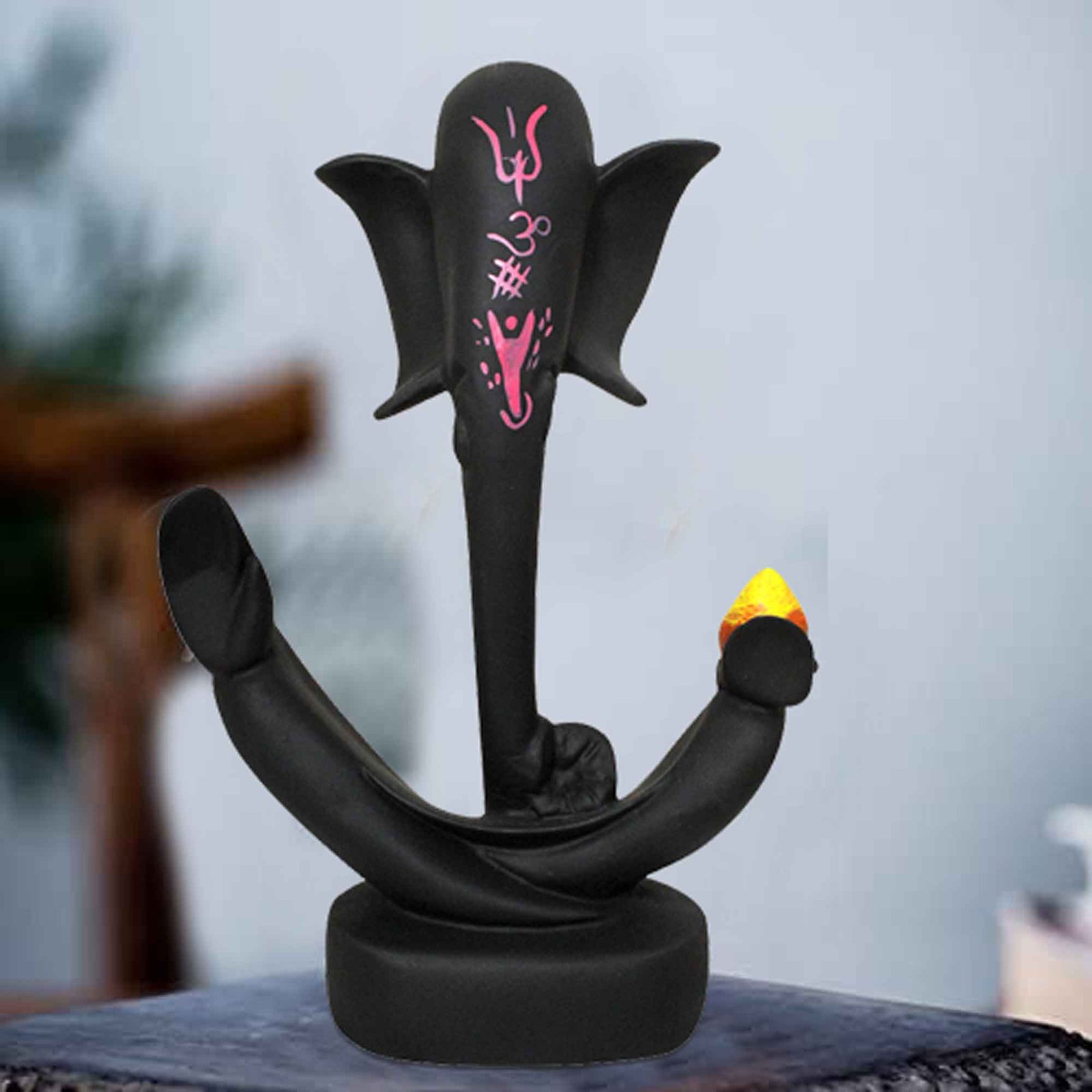 Modern Art Shund Ganesha showpiece for home decor Matte Finish 23 cm G57GX1421KKLMX
