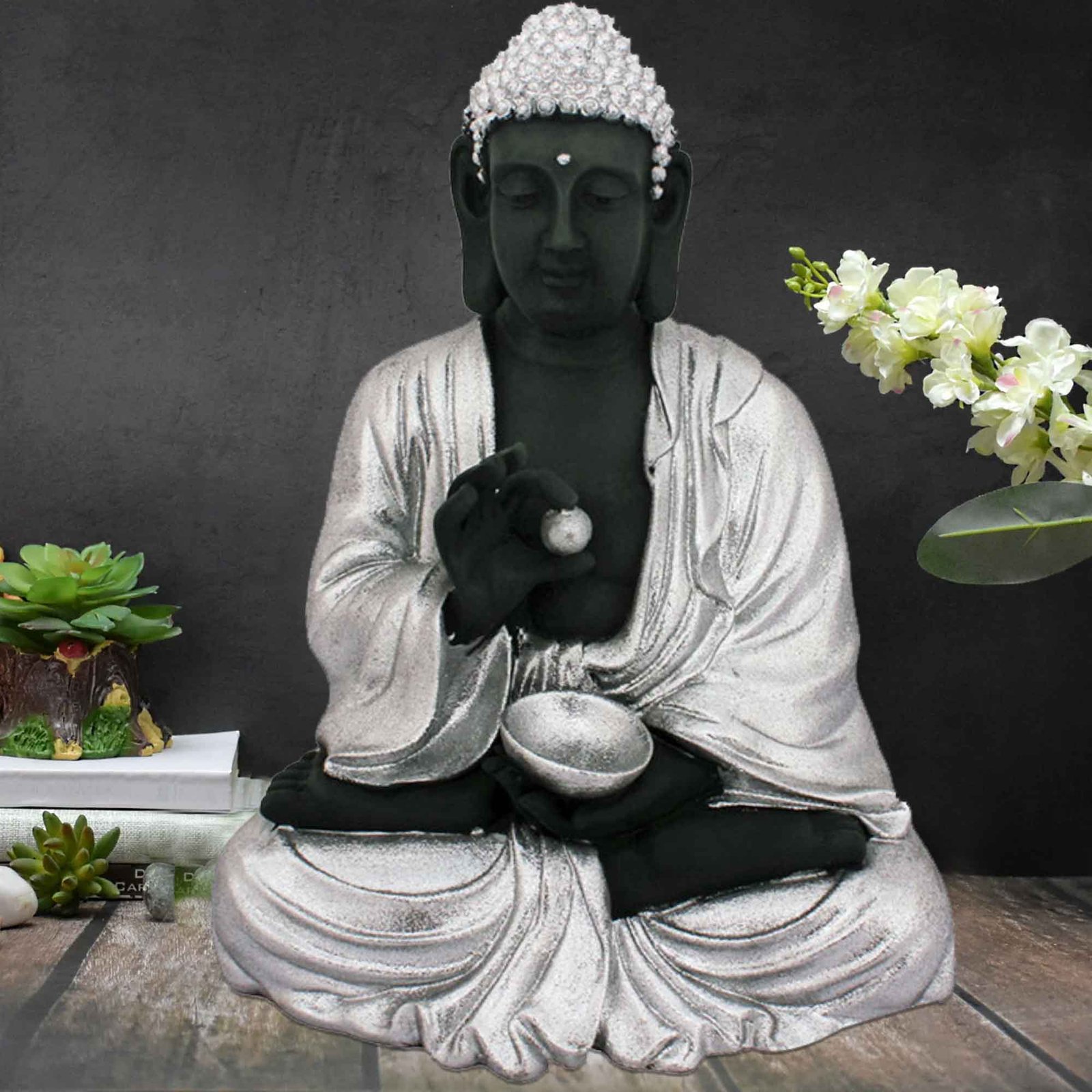Handicraft Goli Buddha gift items for home inaugration Glitter Finish 41 cm G57GX1424KSGMX