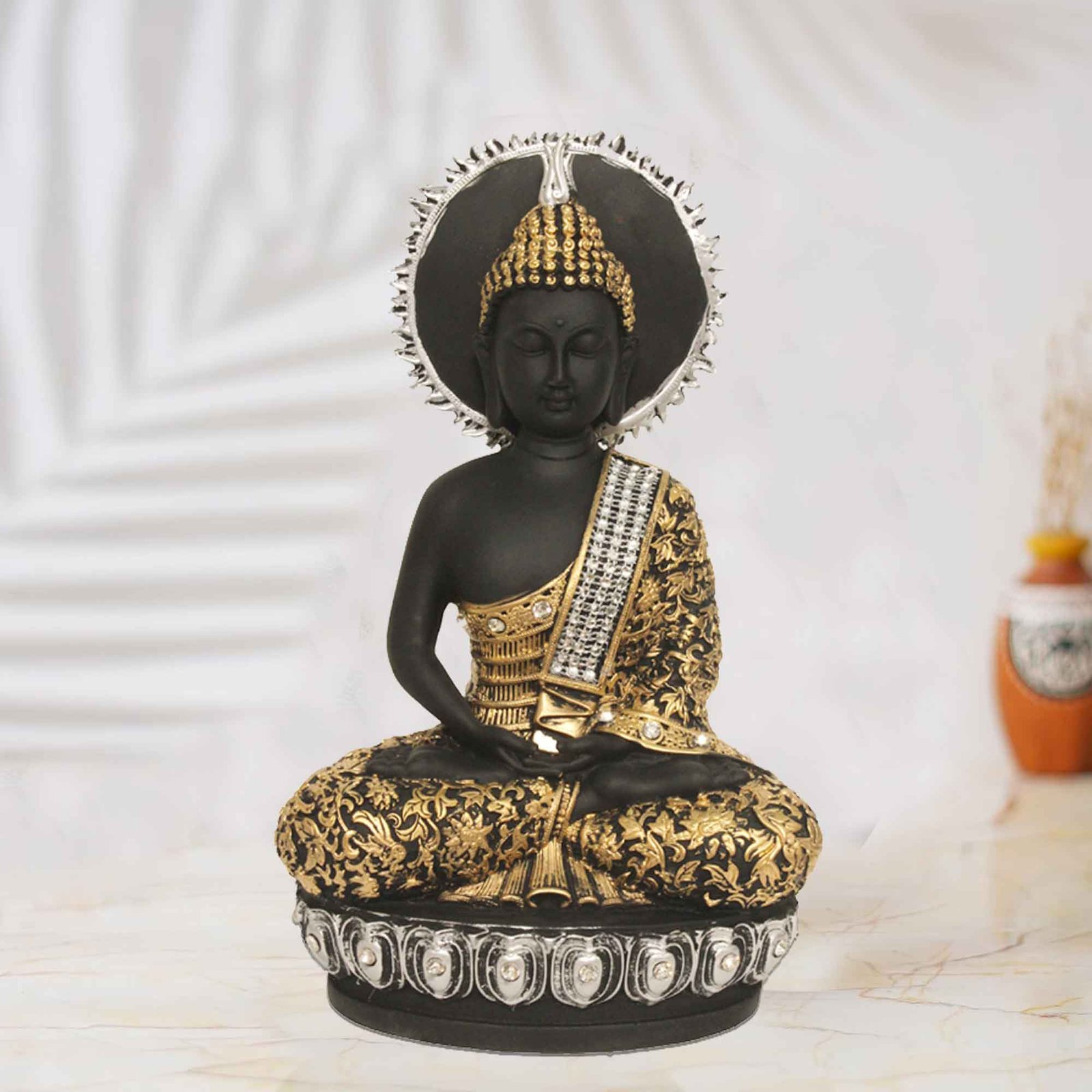 Lord Chakra Buddha return gift items Jewellery Decorated 22 cm G57GX1514KGMMZ