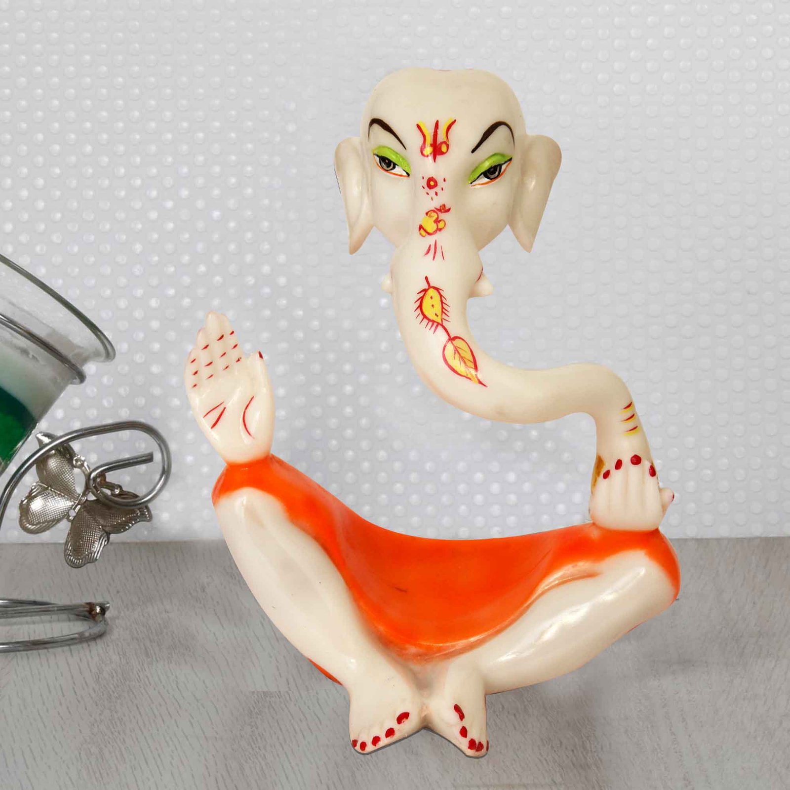 Hawa Ganesha gift items for marriage Marble Look 20 cm G57GX1555WOCGX