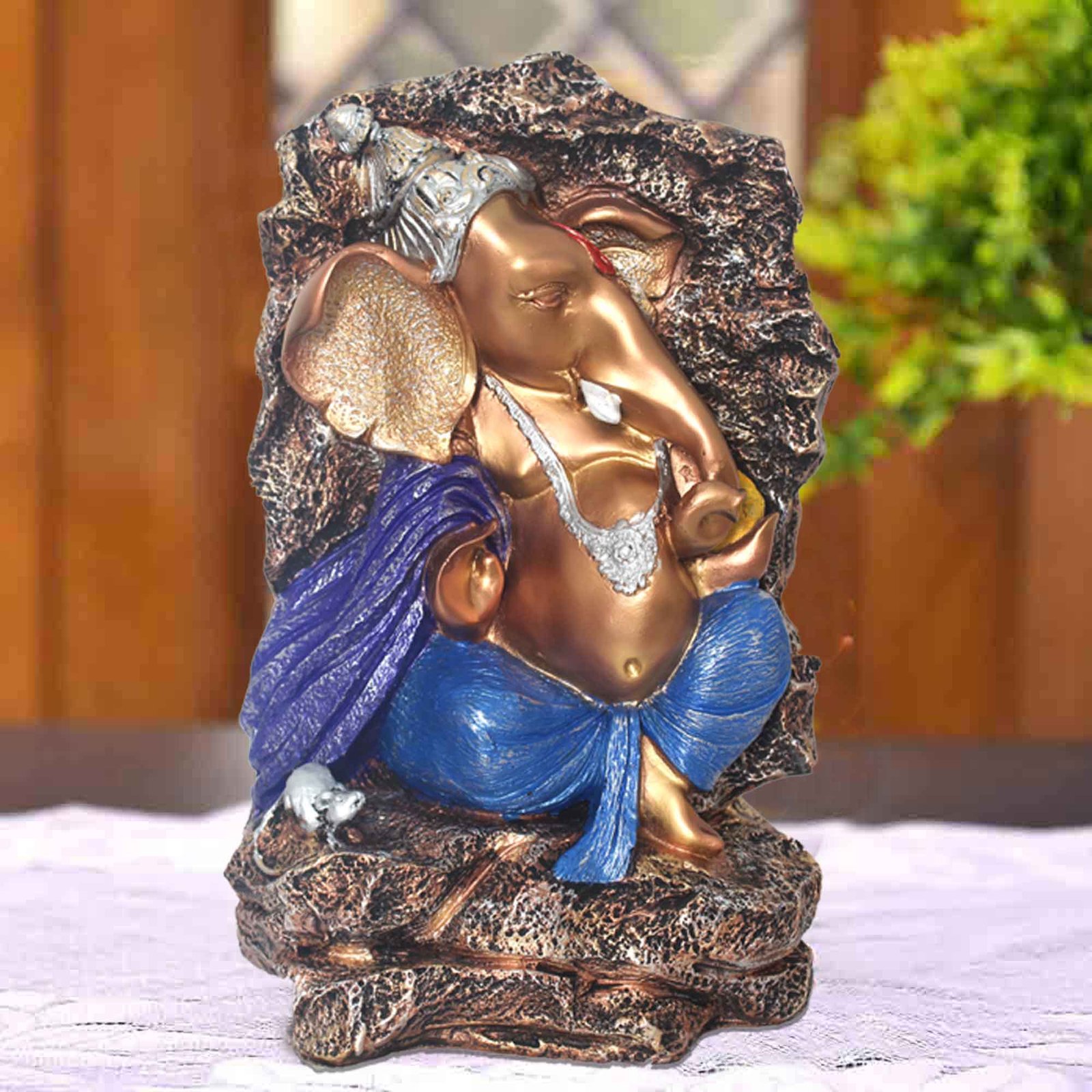 Lambodar Ganesha figures for decoration Multi Look 41 cm G57GX1592GCMMX