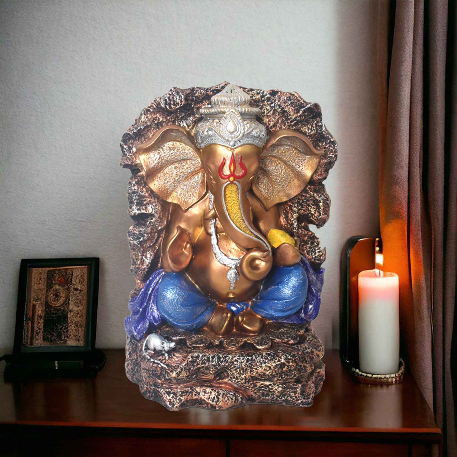 Divine Ganesha figures for gift Multi Look 41 cm G57GX1594GCMMX