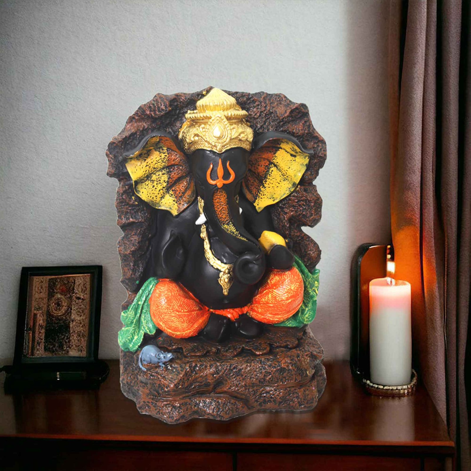 Lord Ganesha artifacts for office decor Multi Look 41 cm G57GX1594OAMMX