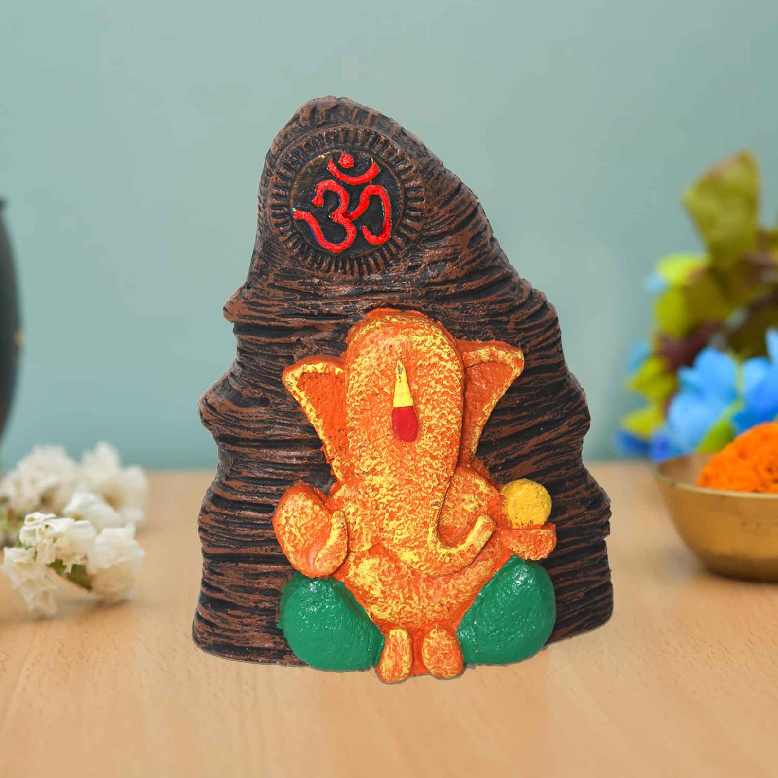 Handicraft Ganesh miniature decorative items Multi Look 20 cm G57GX1628AOMMX