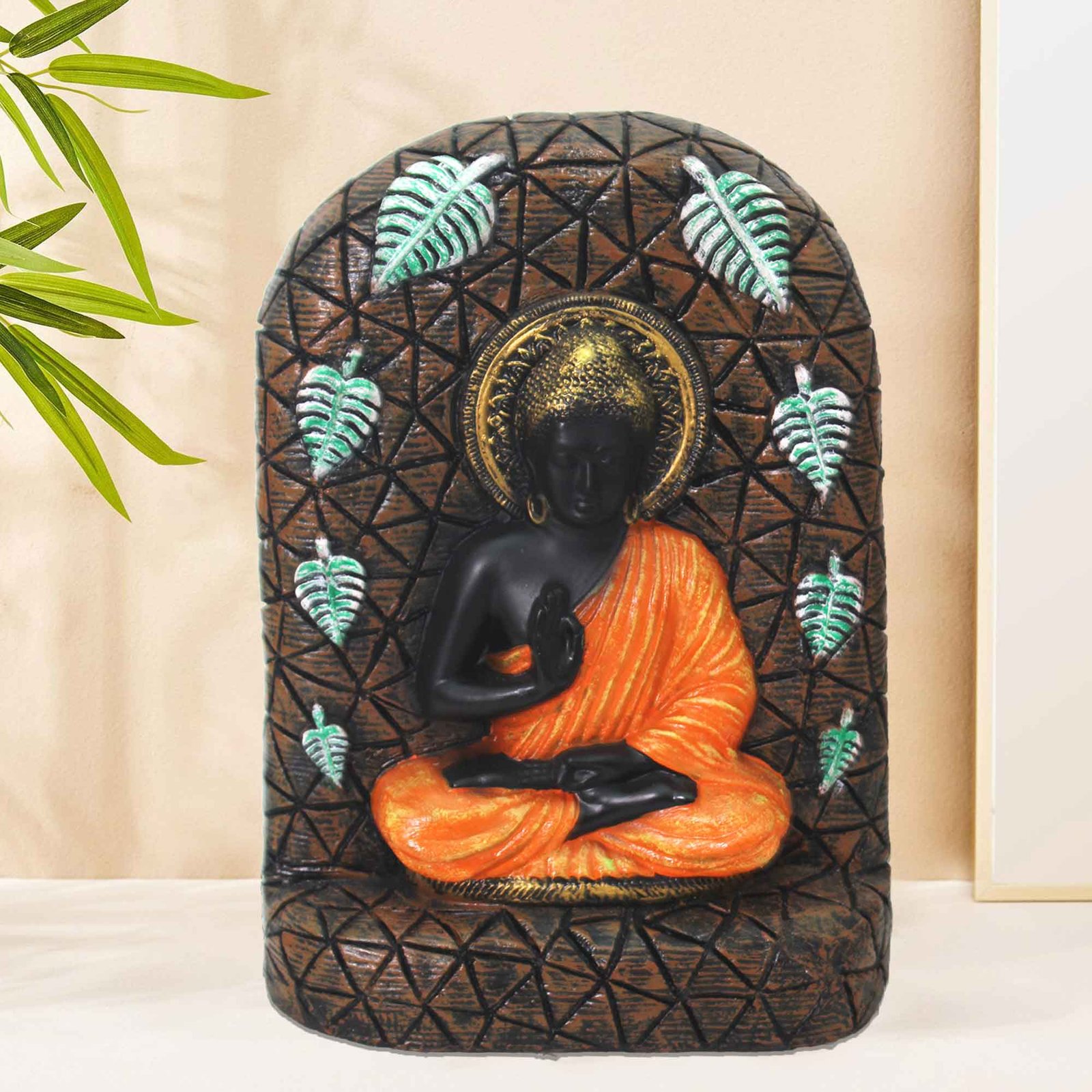 Lord Gautam Buddha figures for gift Matte Finish 29 cm G57GX1639OANMX