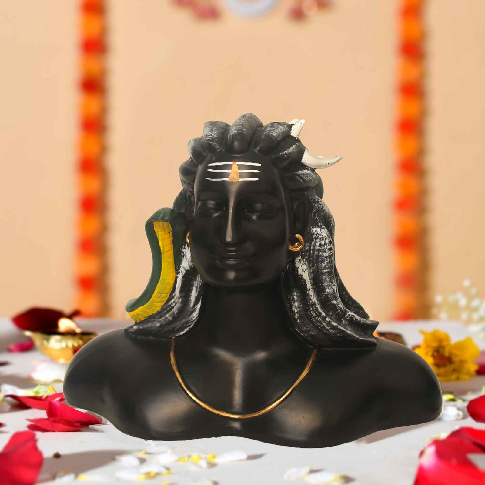 Adiyogi Lord Shiv statue for living room Matte Finish 25 cm G57GX1657KFNMX