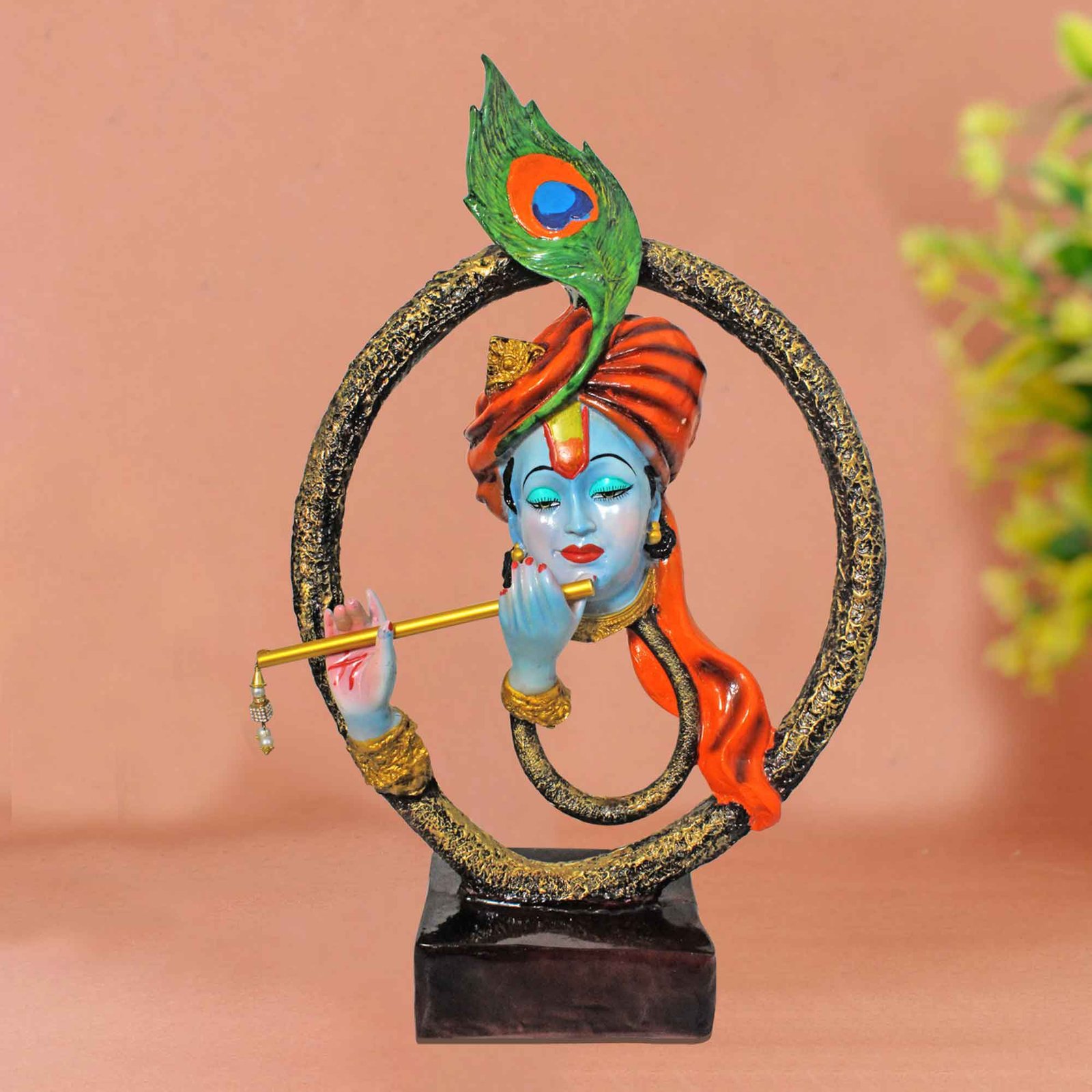 Ring Krishna artifacts for office decor Gloss Finish 55 cm G57GX1671NRMGX