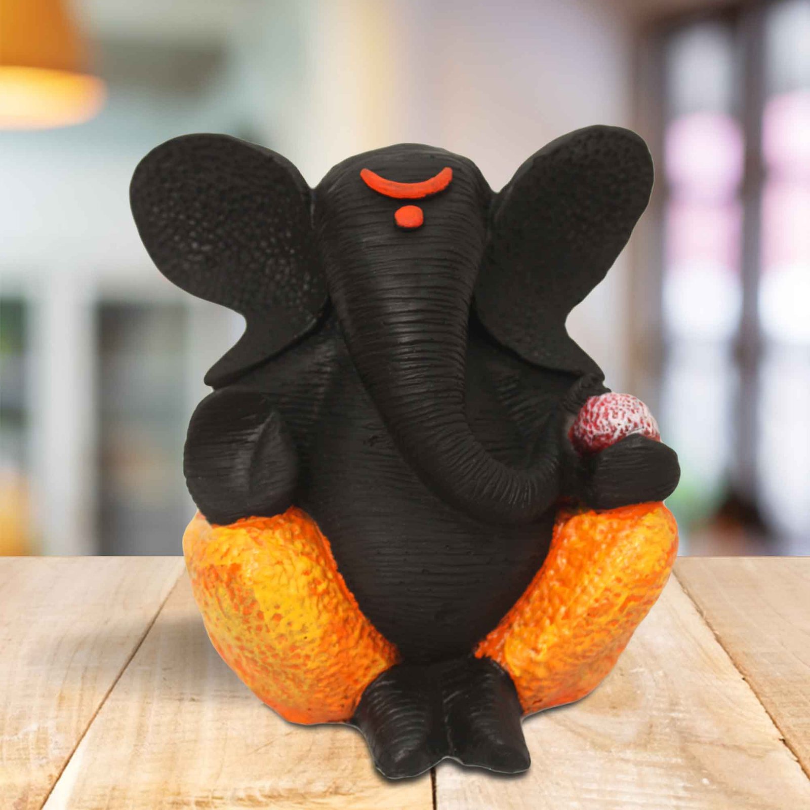 Laddu Ganpati gift items for home decor Matte Finish 20 cm G57GX1676KONMX