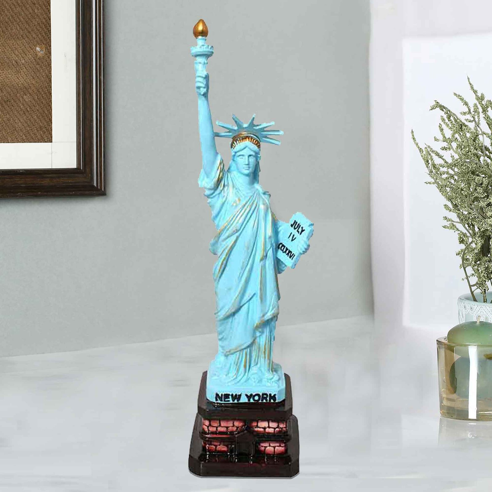 Statue of Liberty showpiece items for gift Gloss Finish 37 cm G57GX1690QANGX