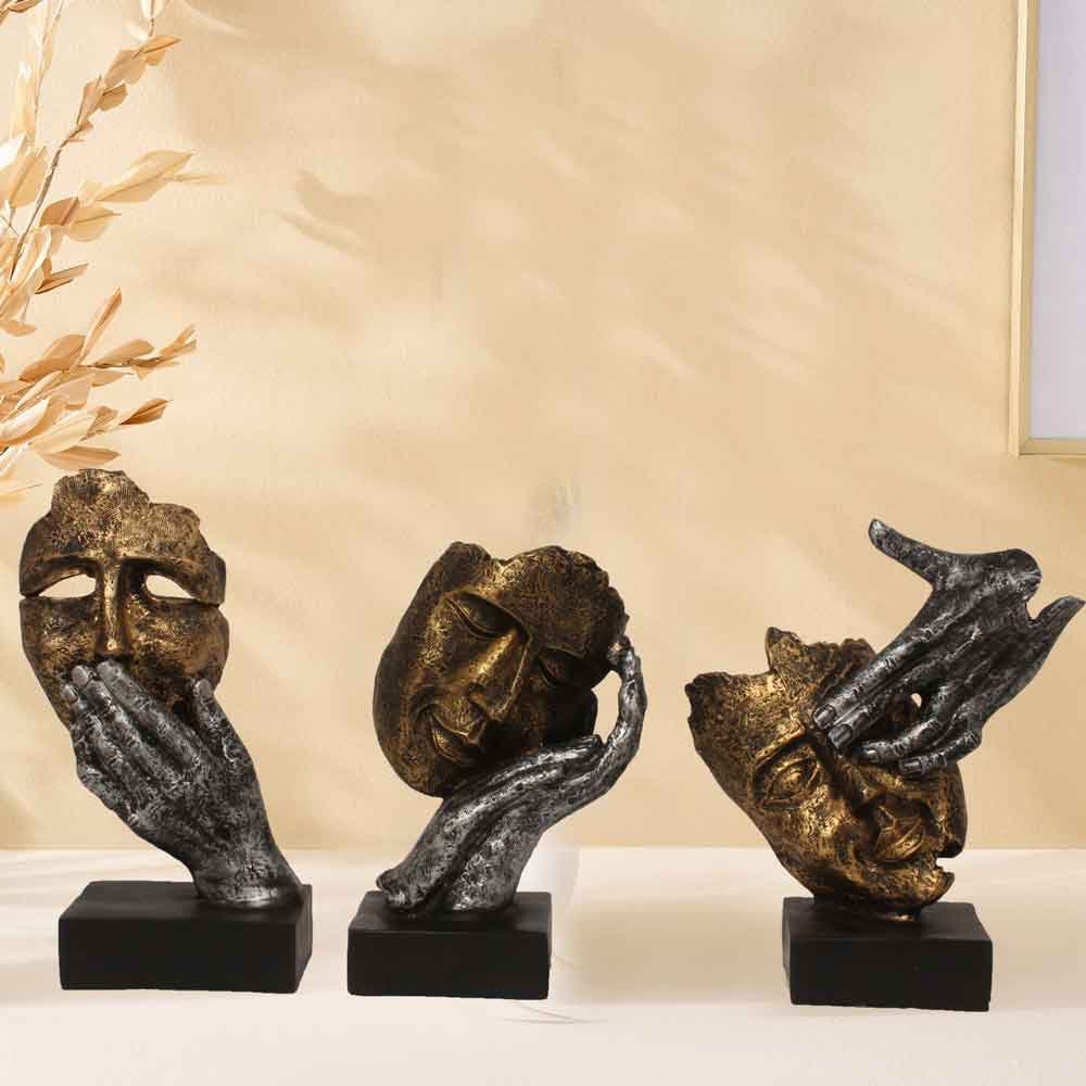 Modern Art Face Pair for table decoration 23 cm G61GX0039G