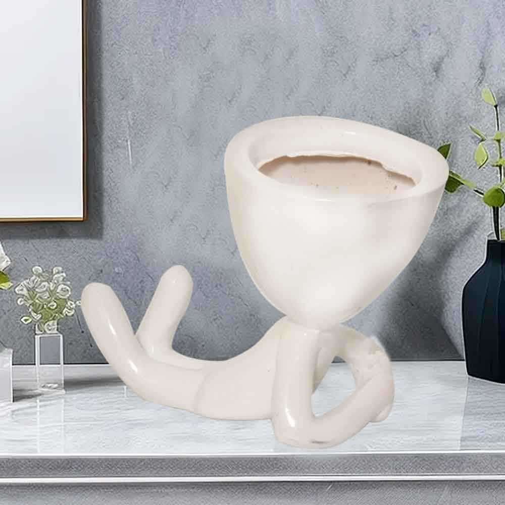 Home Decor Planter Figurine statue for office decoration 14 cm G61GX0048W