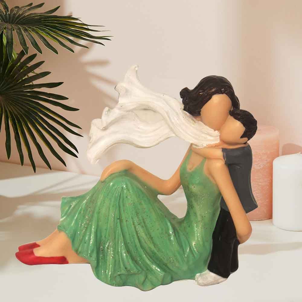 Maa Baccha Statue for table decoration 14 cm G61GX0087M