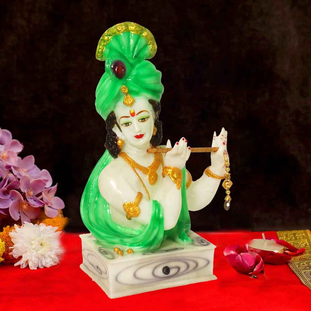 Lord Krishna Statue Figurine gift items on marriage anniversary 45 cm G62GX0038H