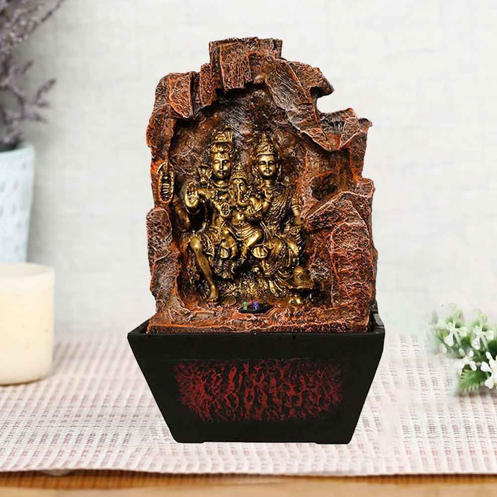 Shiv Parivar Fountain for table decoration 38 cm G70GX0159M