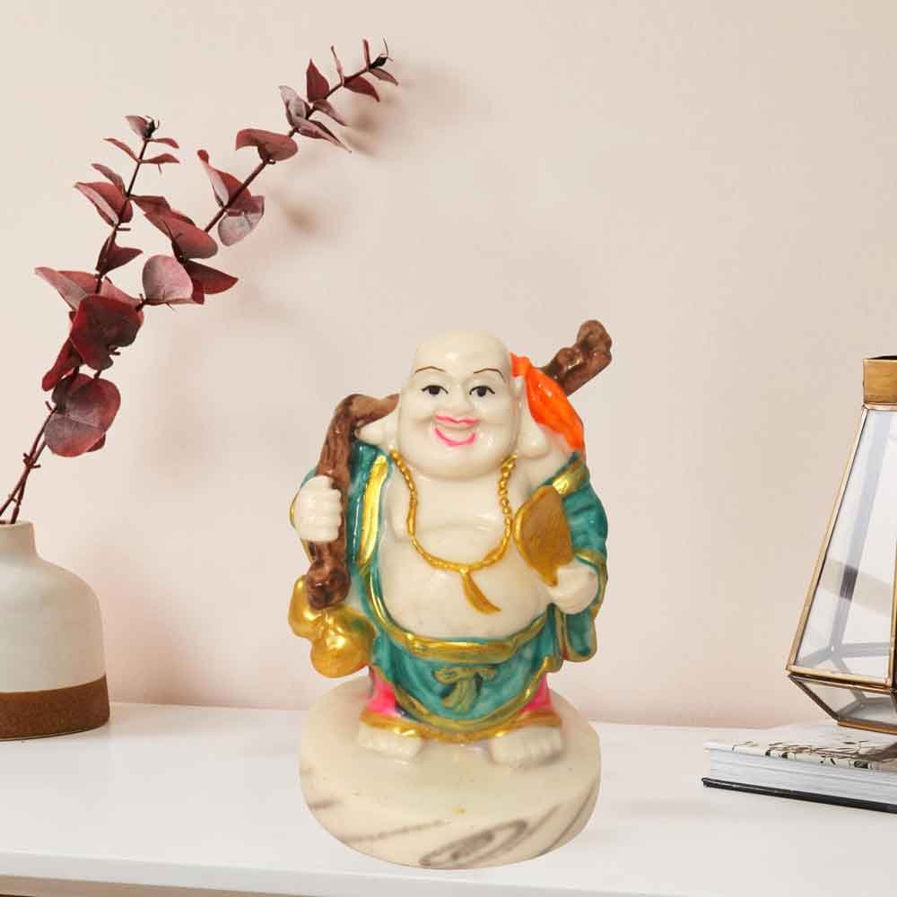 Decorative Laughing Buddha Statue idol for diwali gift 10 cm G71GX0282M
