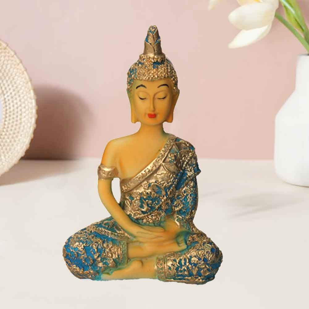 Gautam Buddha Idol showpiece for budh purnima 15 cm G71GX0289N