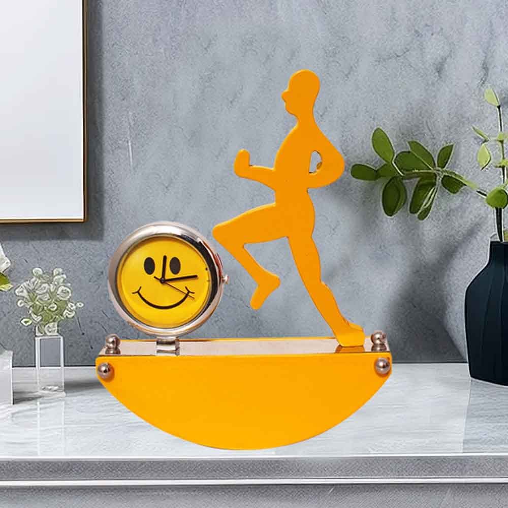 Table Clock Statue return gift on birthday 12 cm G76GX0132Y000XTAS