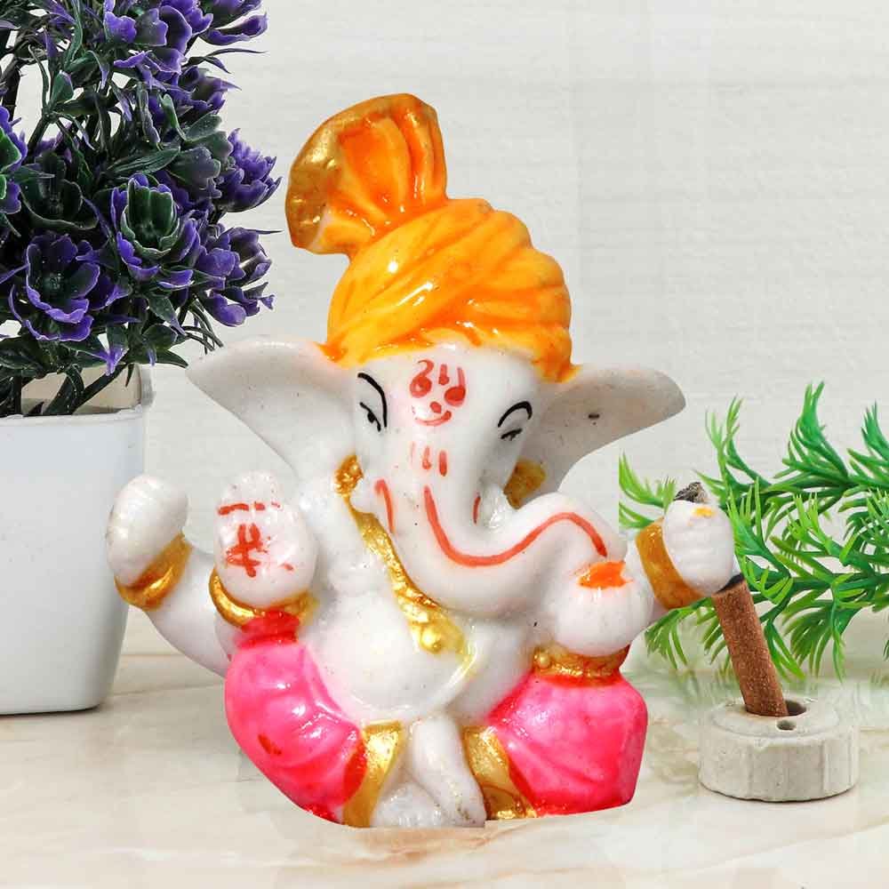Lord Ganpati Car Dashboard Statue idol for return gift 6 cm G76GX0368P000XZHR