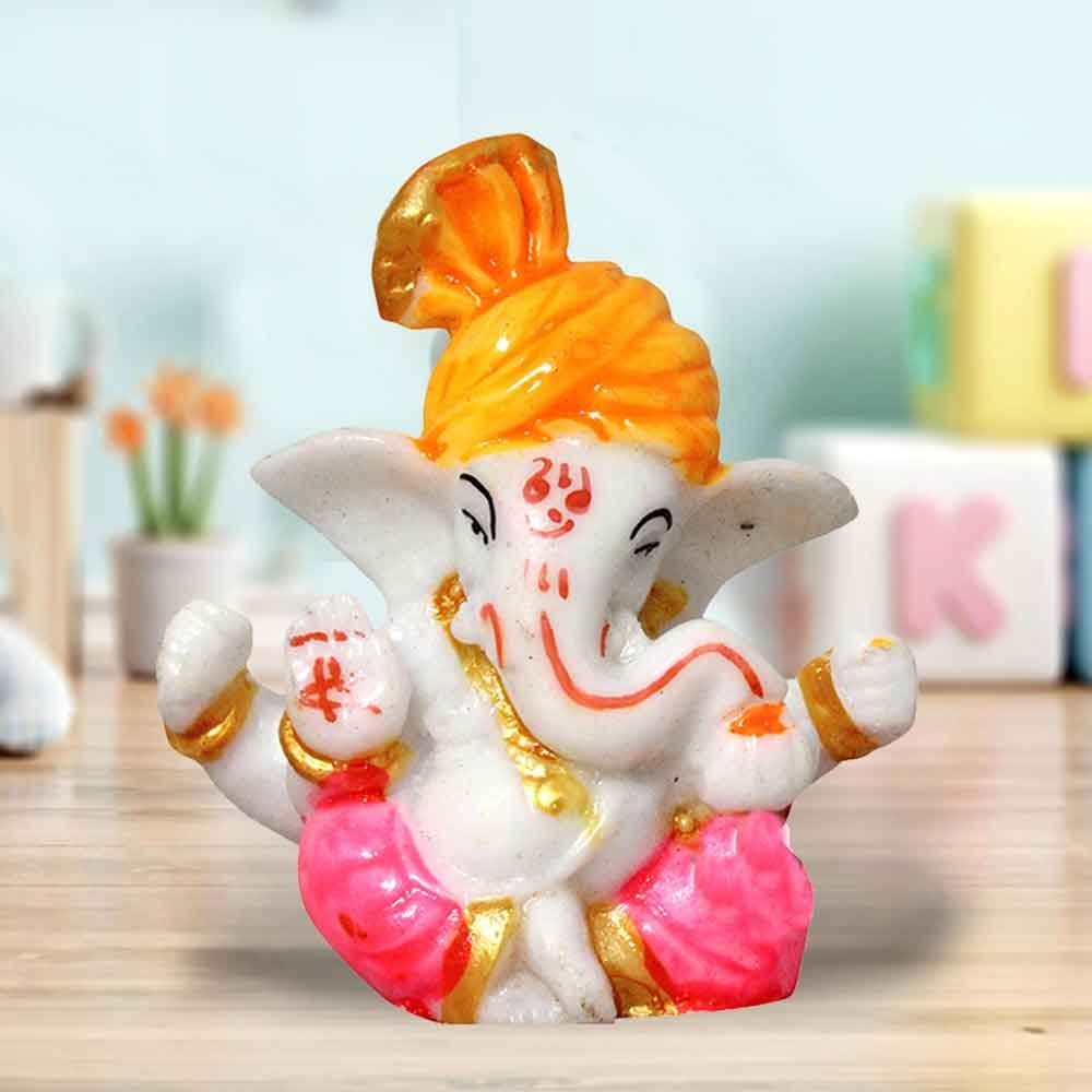 Lord Ganesha Statue Gift Idol showpiece for gift 6 cm G76GX0370P000XZHS