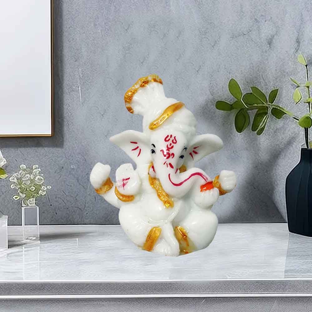 Little Ganesha Car Decor Murti for office table decoration 5 cm G76GX0406W