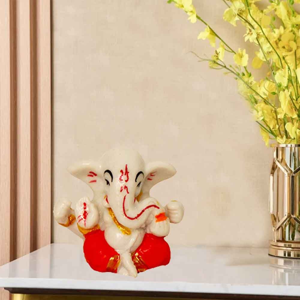 Lord Ganesh Car Dashboard Statue gift for diwali 5 cm G76GX0443O