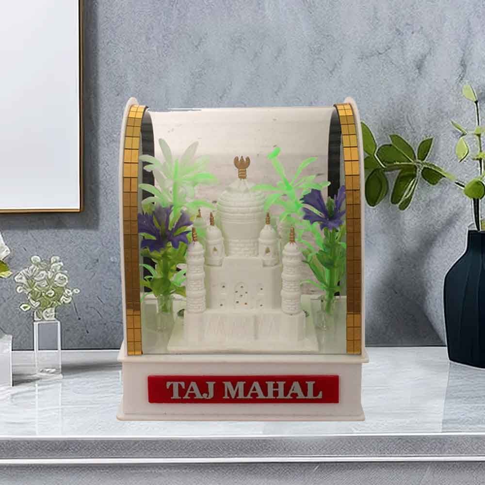 Taj Mahal Showpiece for gifting on birthday 14 cm G77GX0257M000XTSS