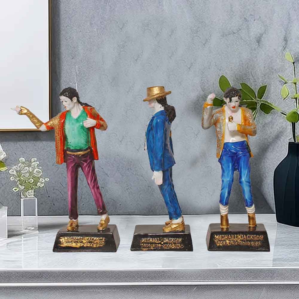 Handicraft Michael Jackson Statue for table decoration 19 cm G83GX0019M000XHIS