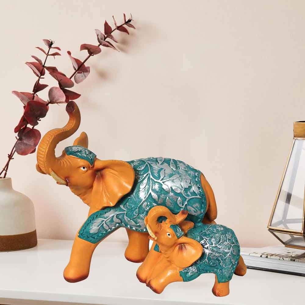 Handicraft Elephant Statue Showpiece gift on birthday 19 cm G83GX0082A
