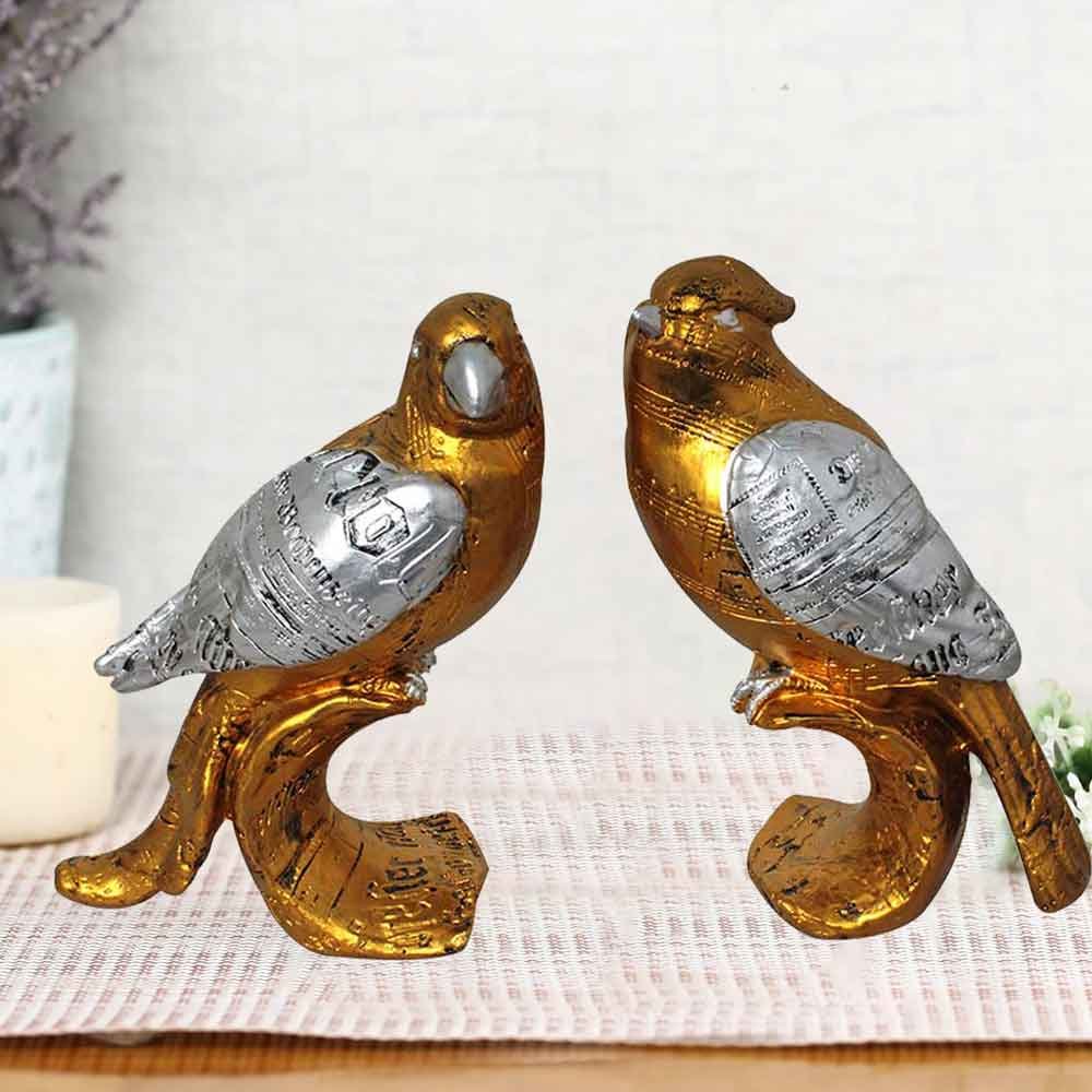 Combo Of 2 Bird Statue for gift on birthday 20 cm G83GX0091G