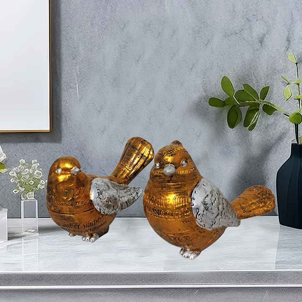 Combo Of 2 Bird Figurine for decoration of tv unit 19 cm G83GX0092G