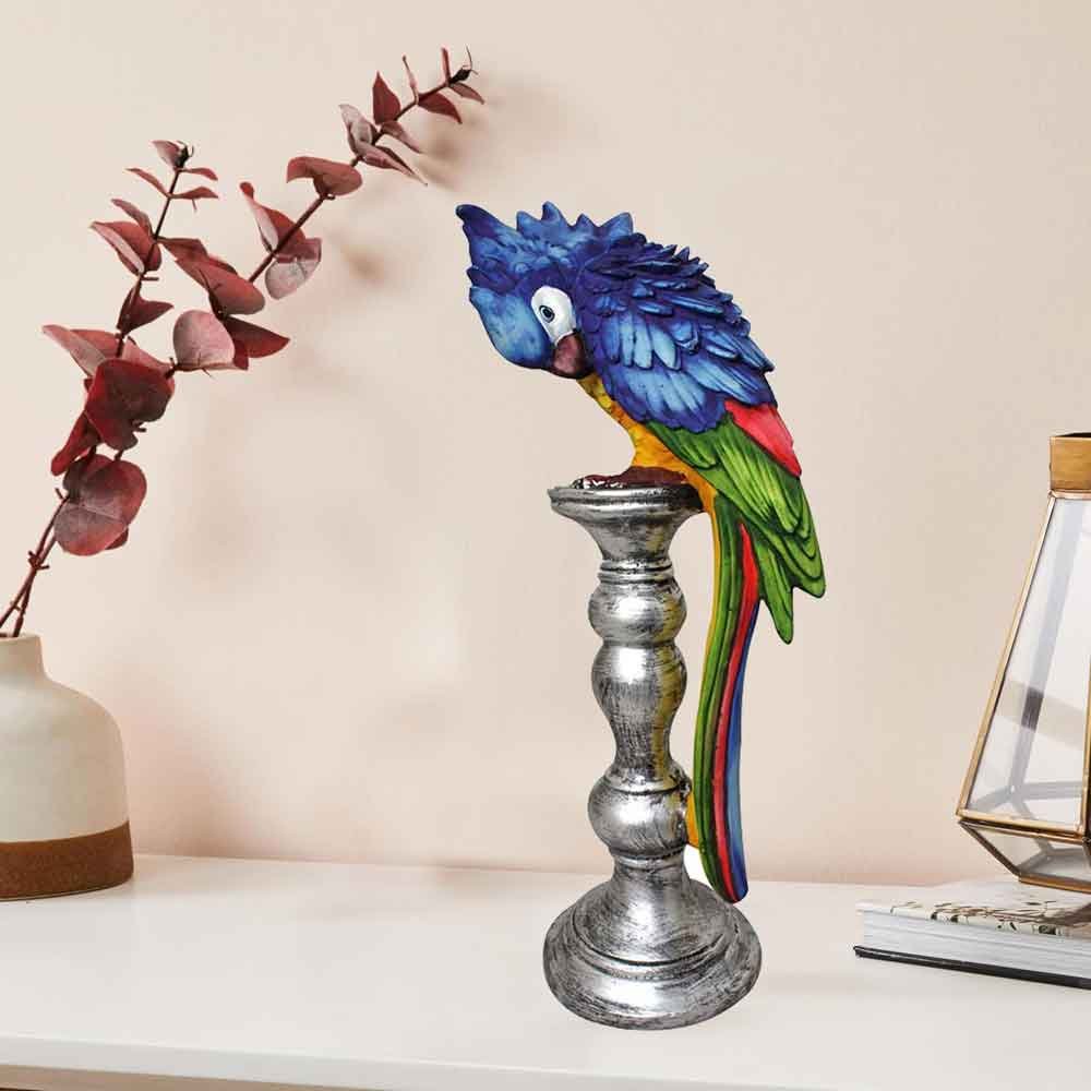 Home Decor Parrot Statue Figurine gift on birthday 38 cm G83GX0093N