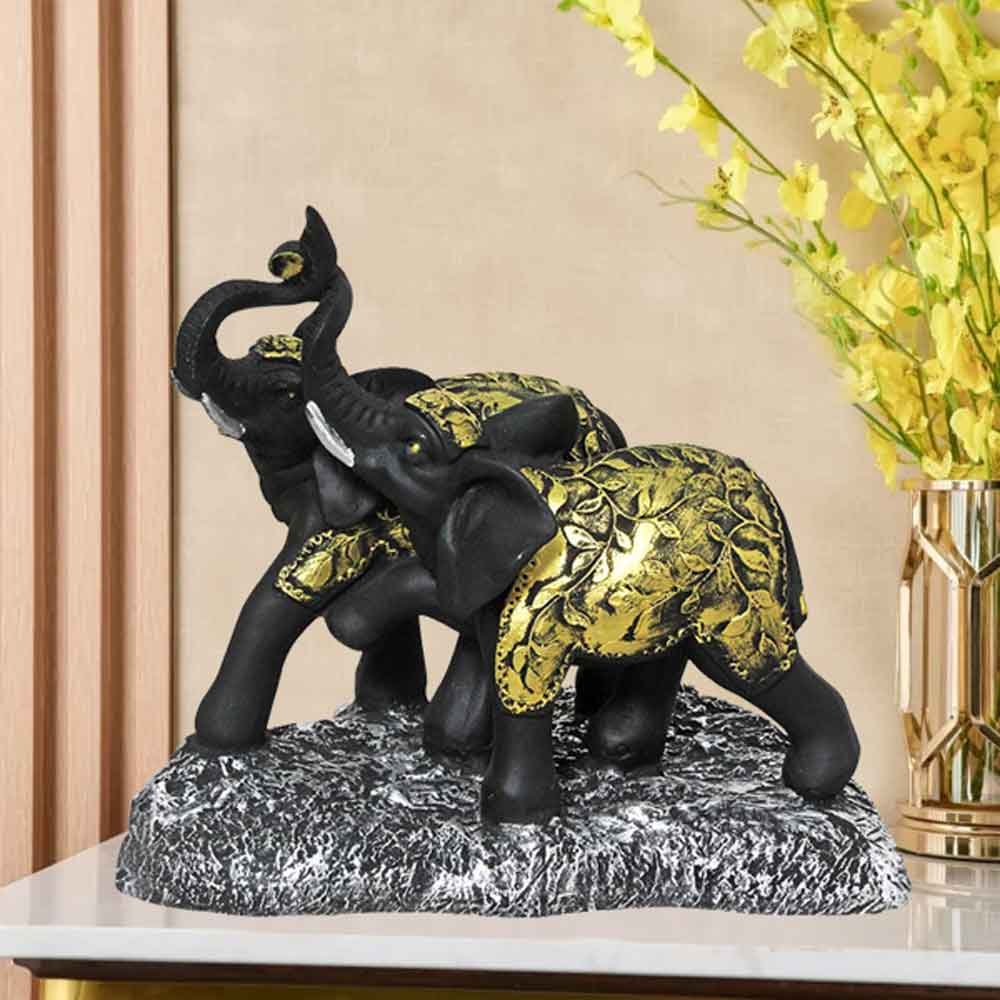 Elephant Statue Showpiece return gift items on diwali 19 cm G83GX0114K