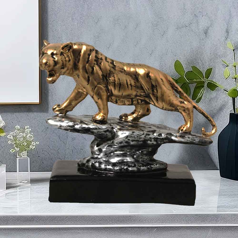 Tiger Statue Showpiece for gifting on function 18 cm G83GX0127G