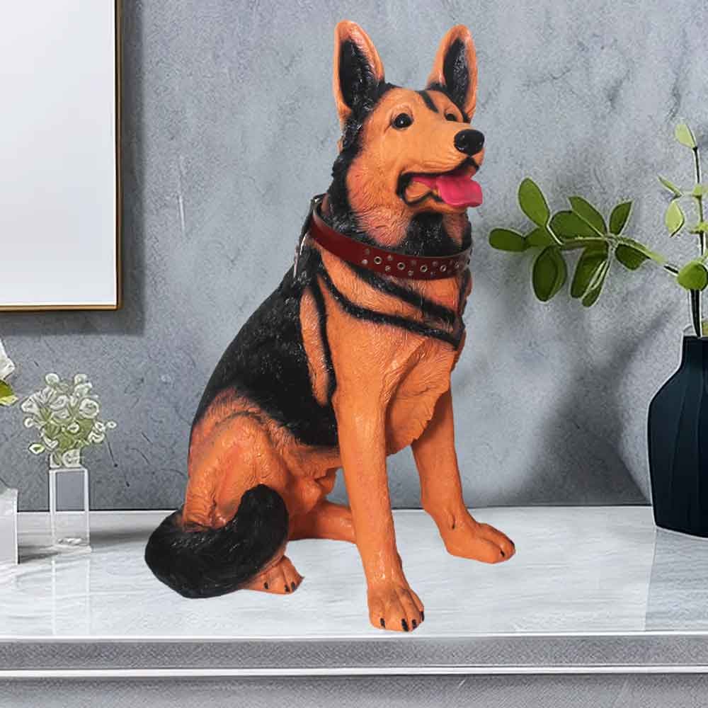 Dog Statue Sculpture for living room and tv unit 68 cm G83GX0132A