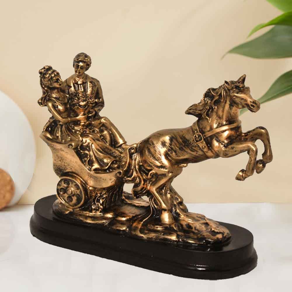 Decorative Couple Aintique Finish for table decoration 19 cm G83GX0141G