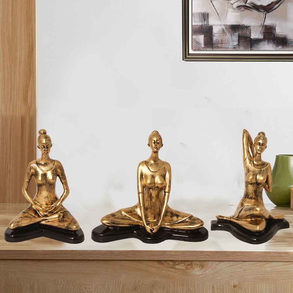 Yoga Lady Statue for gifting on birthday 23 cm G83GX0147G