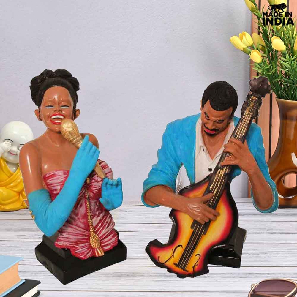 Pair of Musical Modern Statue for gift on function 29 cm G83GX0154M