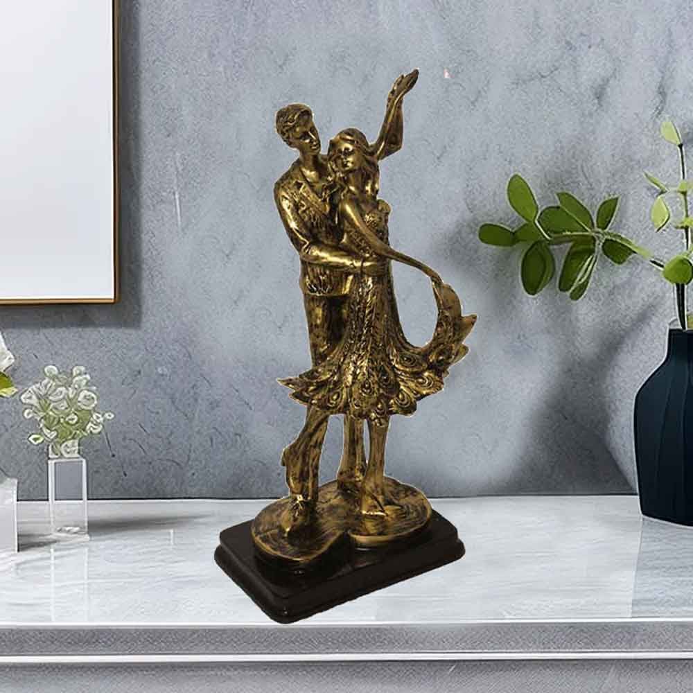 Dancing Couple Statue Showpiece for gifting on valentine day 27 cm G83GX0157B