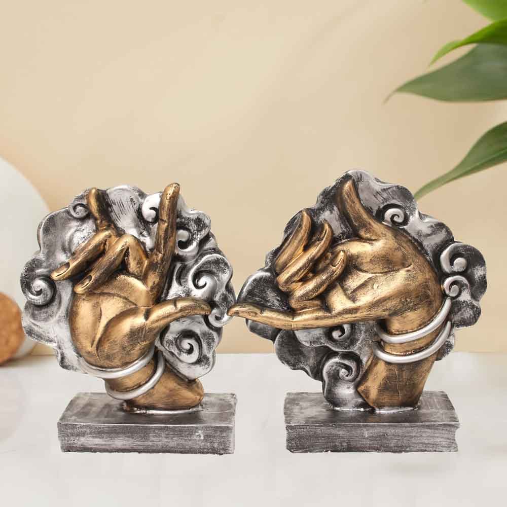 Decorative Hand Statue showpiece for office decoration 22.5 cm G83GX0168G