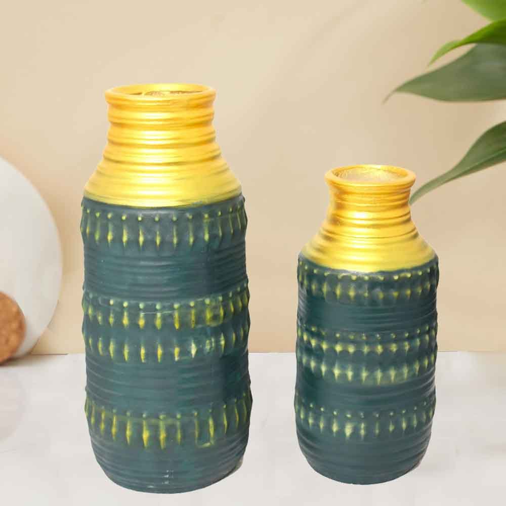 Flower Vase Bottle Showpiece for navratri and for mandir 40 cm G86GX0061G