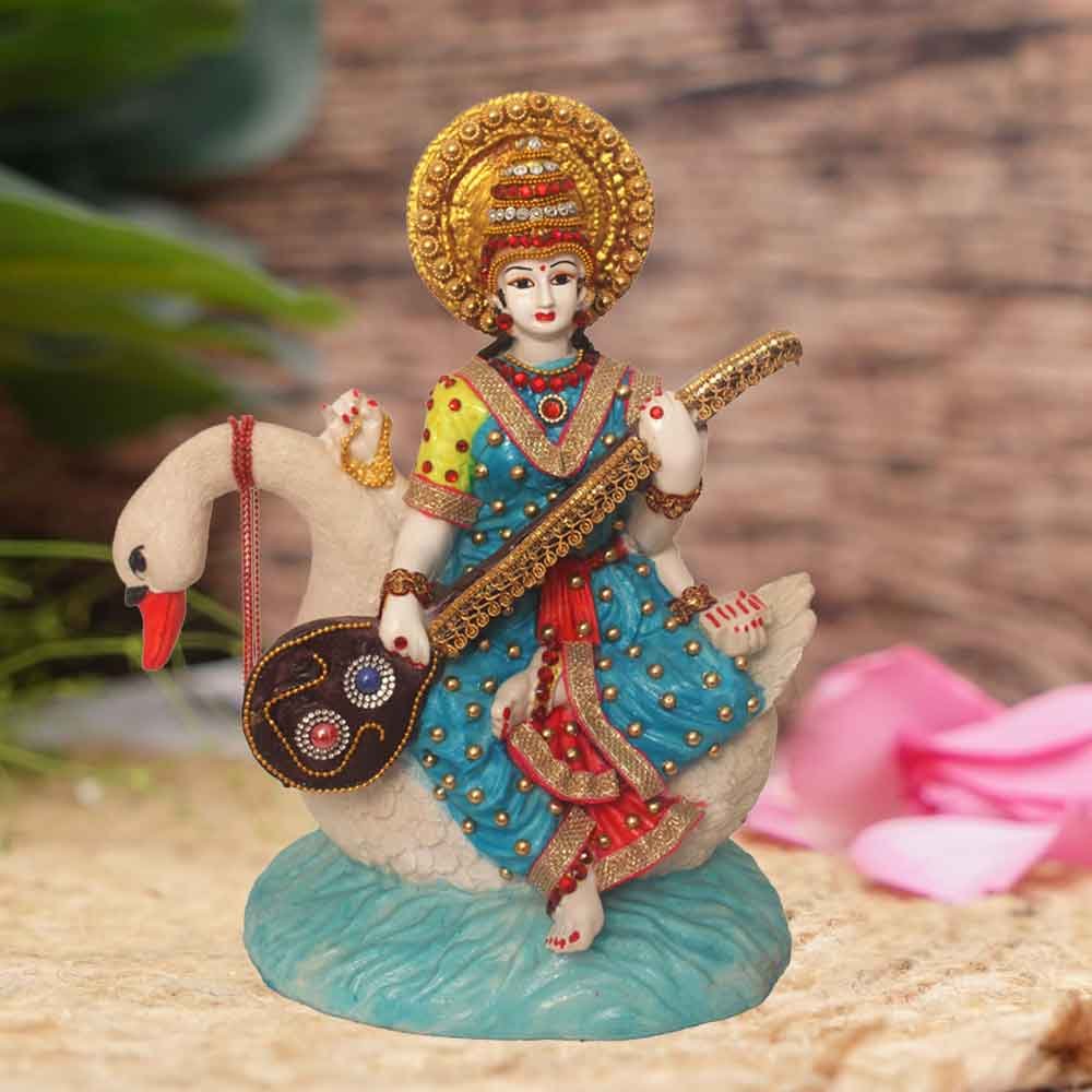 Ma Saraswati Idol gift on basant panchami 32 cm G98GX0071M